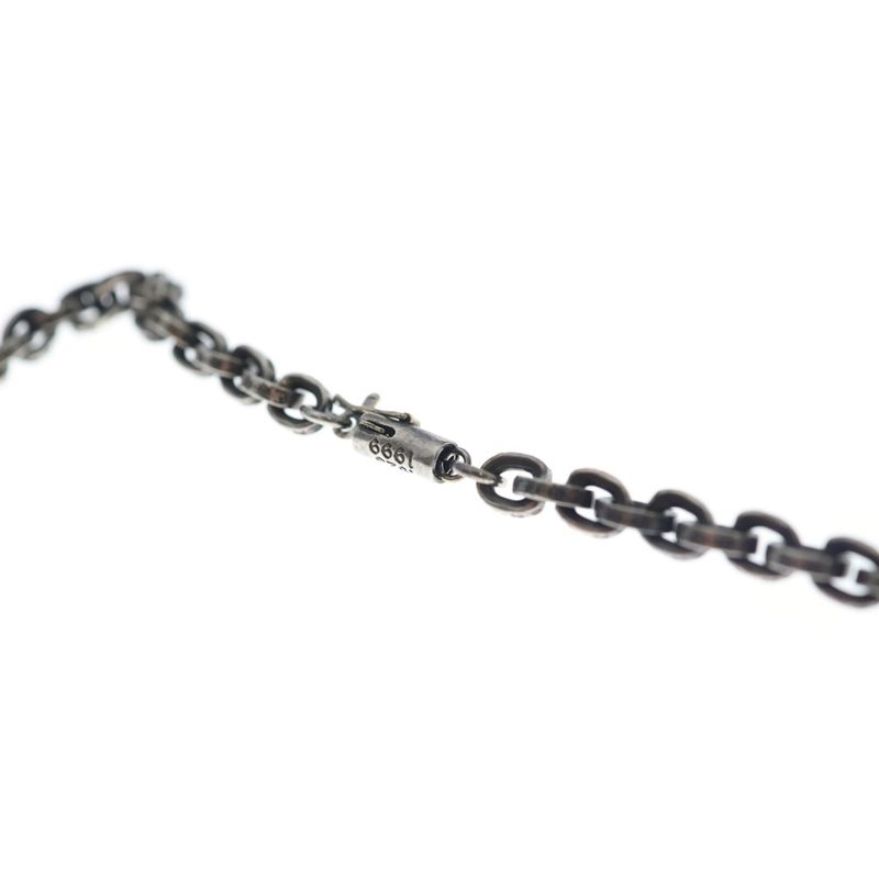 Chrome Hearts Paper Chain 18 Necklace Silver