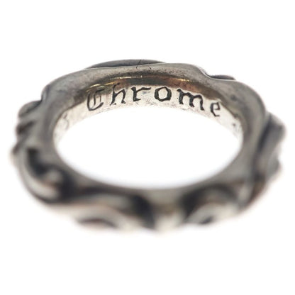 Chrome Hearts Scrl Band Scroll Ring Silver