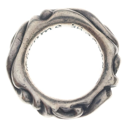 Chrome Hearts Scrl Band Scroll Ring Silver