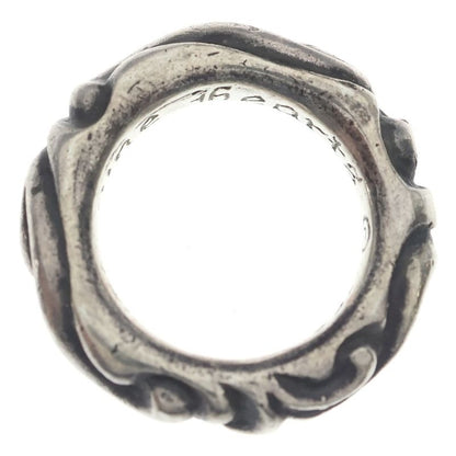 Chrome Hearts Scrl Band Scroll Ring Silver