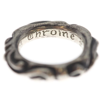 Chrome Hearts Scrl Band Scroll Ring Silver