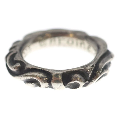 Chrome Hearts Scrl Band Scroll Ring Silver