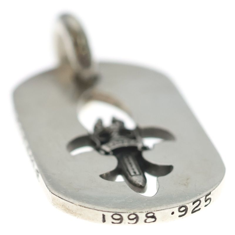 Chrome Hearts D Tag Sml Fle Dag Fudaga Dog Tag Small Necklace Top