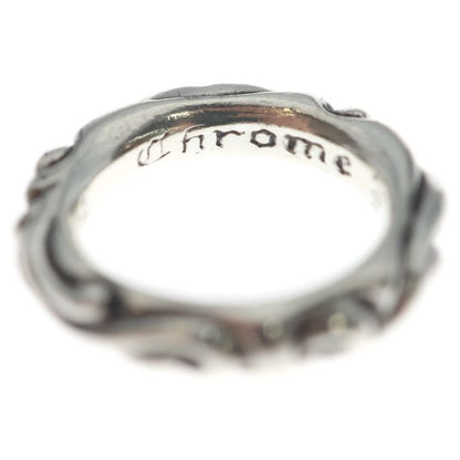 Chrome Hearts Scrl Band Scroll Ring Silver