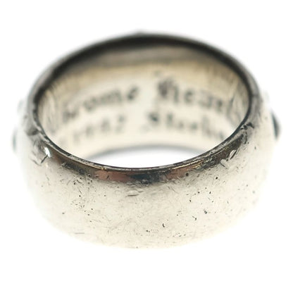 Chrome Hearts Flrl Crs Floral Cross Ring Silver