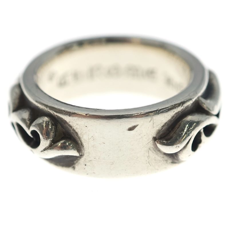 Chrome Hearts Dbl Narrow Vine Band Double Silver Ring
