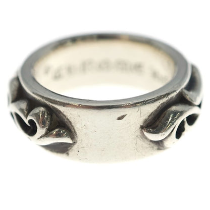 Chrome Hearts Dbl Narrow Vine Band Double Silver Ring