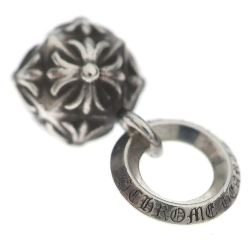 Chrome Hearts Pyramid Plus Ball Pendant Top Silver