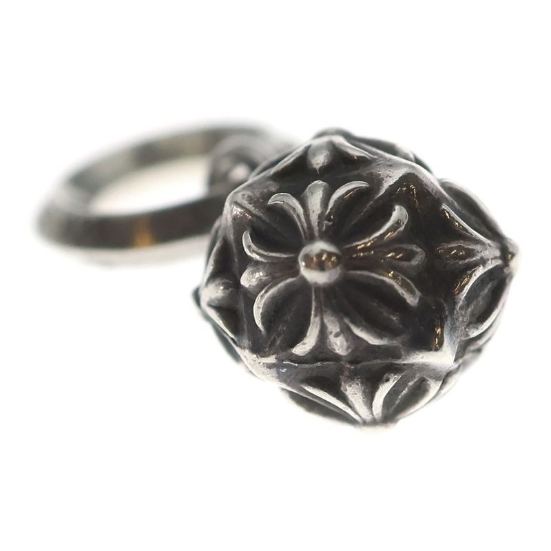 Chrome Hearts Pyramid Plus Ball Pendant Top Silver