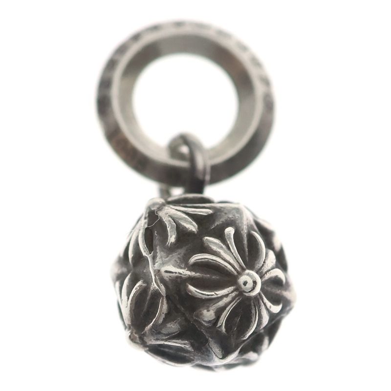 Chrome Hearts Pyramid Plus Ball Pendant Top Silver