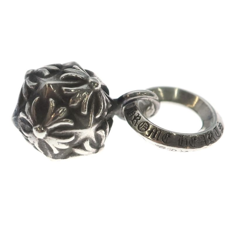 Chrome Hearts Pyramid Plus Ball Pendant Top Silver
