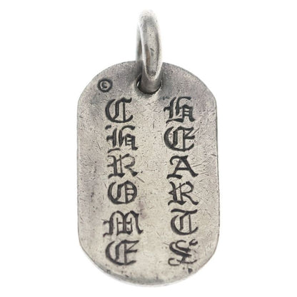 Chrome Hearts Raised Dogtag Dog Tag Nyc Limited Star Charm Silver Necklace Top