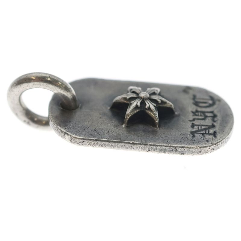 Chrome Hearts Raised Dogtag Dog Tag Nyc Limited Star Charm Silver Necklace Top