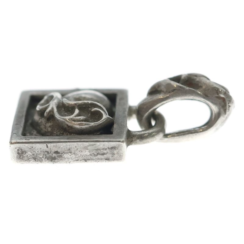Chrome Hearts Framed Heart Charm Pendant Top Silver