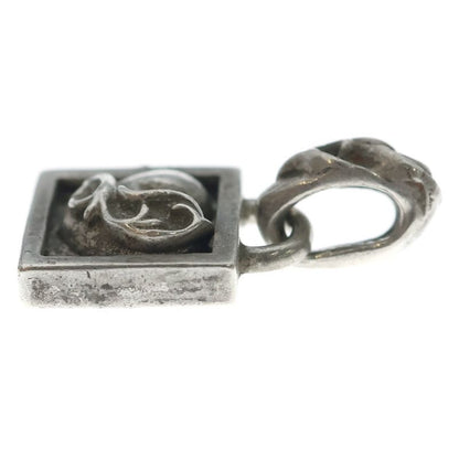 Chrome Hearts Framed Heart Charm Pendant Top Silver
