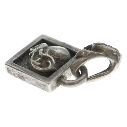 Chrome Hearts Framed Heart Charm Pendant Top Silver