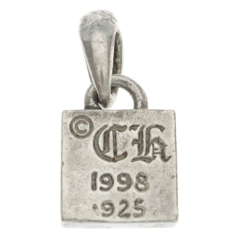 Chrome Hearts Framed Heart Charm Pendant Top Silver