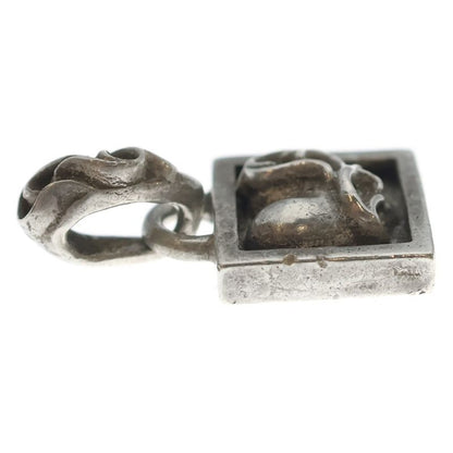 Chrome Hearts Framed Heart Charm Pendant Top Silver