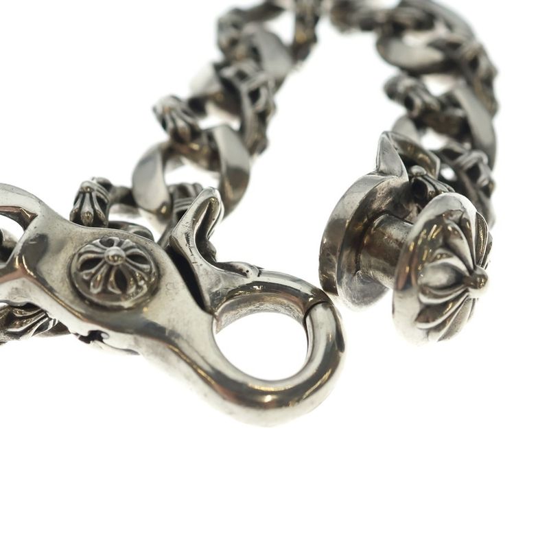 Chrome Hearts Fncy Chn Lnk Fancy Link Clip Bracelet 13 Links Silver