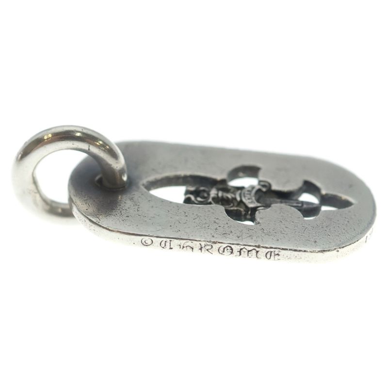Chrome Hearts D Tag Sml Fle Dag Fudaga Dog Tag Small Necklace Top