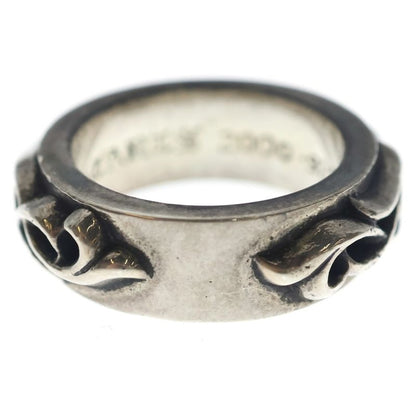 Chrome Hearts Dbl Narrow Vine Band Double Ring Silver