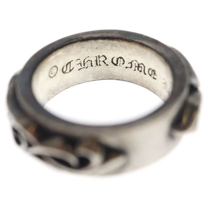 Chrome Hearts Dbl Narrow Vine Band Double Ring Silver