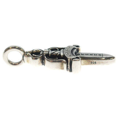 Chrome Hearts Double Dagger Daga Pendant Top Silver