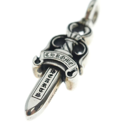 Chrome Hearts Double Dagger Daga Pendant Top Silver