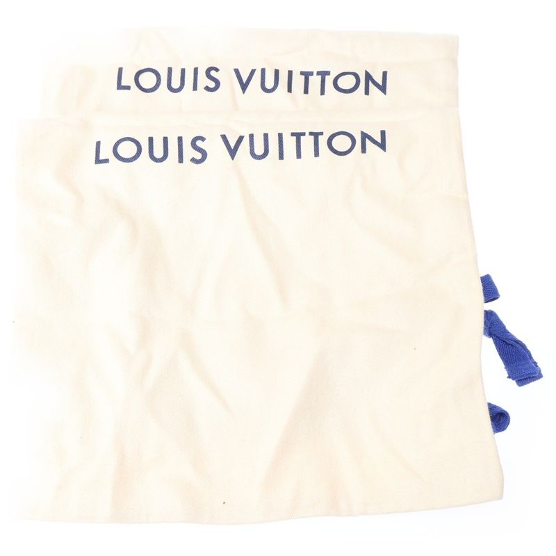 Louis Vuitton LV Buttersoft Suede Leather Low Cut Sneakers Navy