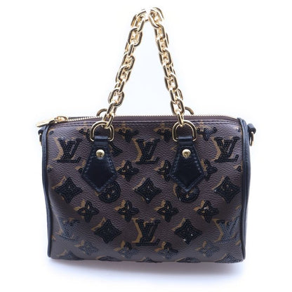 Louis Vuitton Monogram Sequin Speedy Bandouliere 20 Handbag