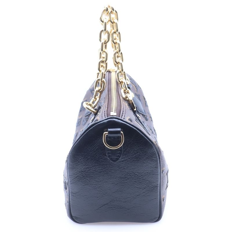 Louis Vuitton Monogram Sequin Speedy Bandouliere 20 Handbag