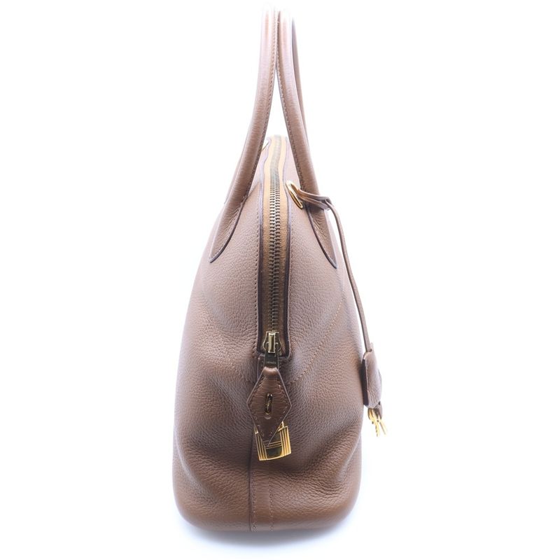 Hermes Bolide 31 Halzan Taurillon Handbag Gold