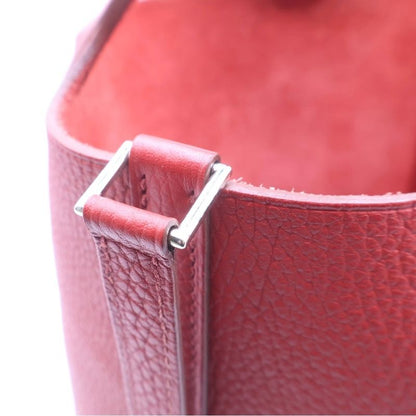 Hermes Picotin Lock PM Rouge Taurillon Clemence Handbag