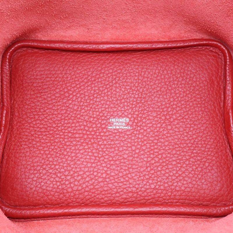 Hermes Picotin Lock PM Rouge Taurillon Clemence Handbag