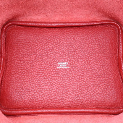 Hermes Picotin Lock PM Rouge Taurillon Clemence Handbag