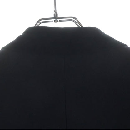Saint Laurent Paris Velvet Contrast Lapeltier Star Coat Navy