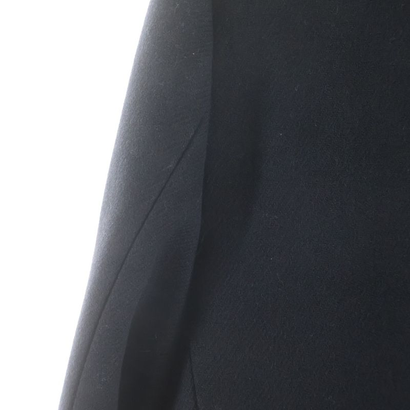 Saint Laurent Paris Velvet Contrast Lapeltier Star Coat Navy