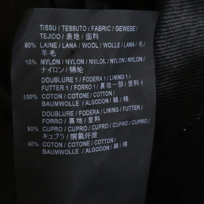 Saint Laurent Paris Melton Pea Coat Navy
