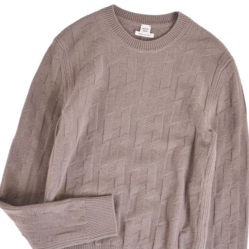 Hermes Knit Sweater Long Sleeve Motif
