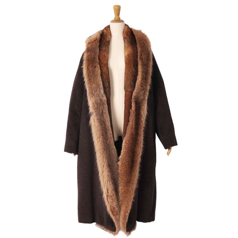 Max Mara Coat White Tag Long Alpaca