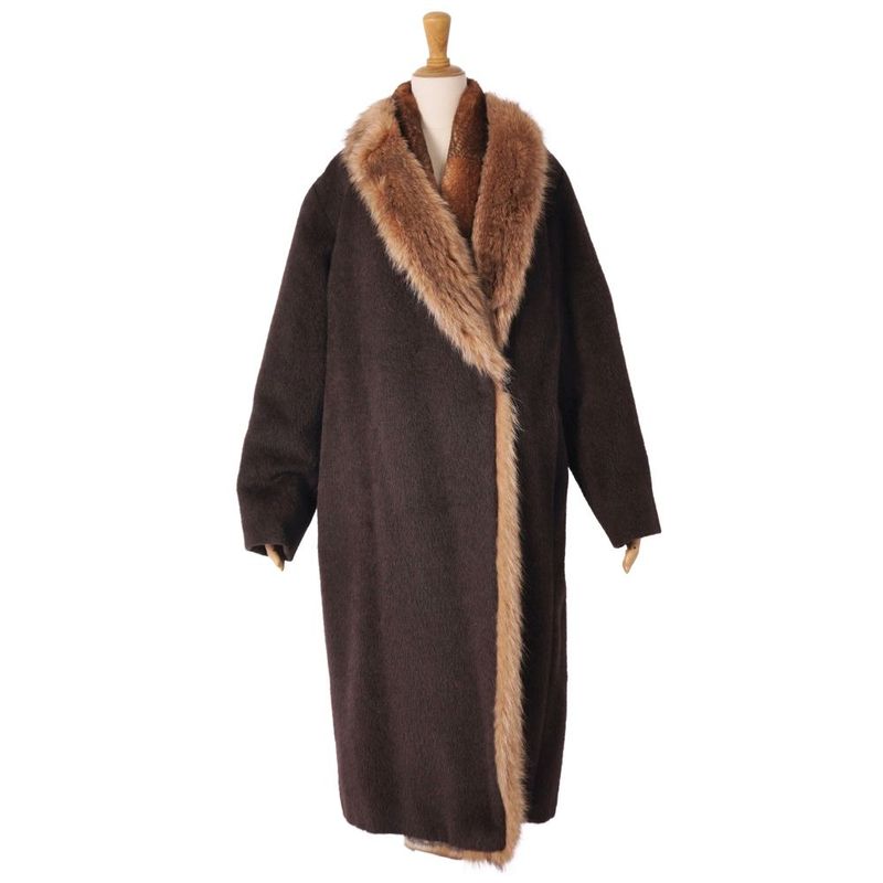 Max Mara Coat White Tag Long Alpaca