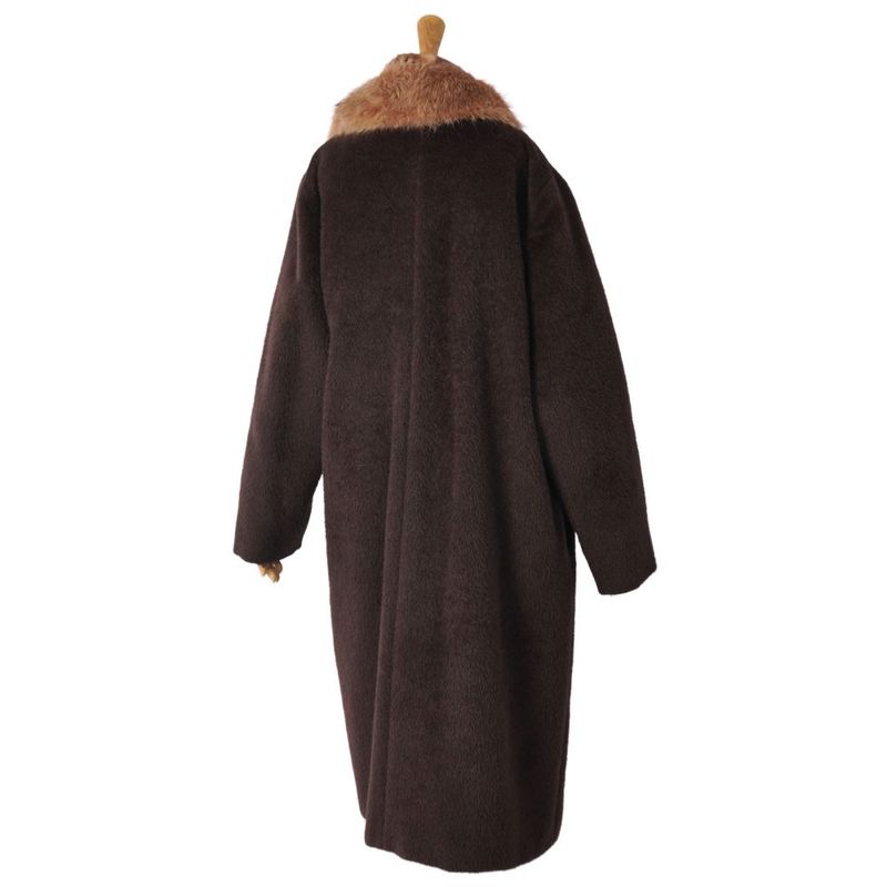 Max Mara Coat White Tag Long Alpaca
