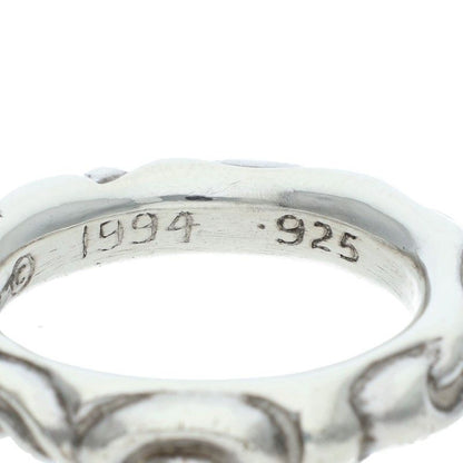 Chrome Hearts Scrl Band Scroll Silver Ring