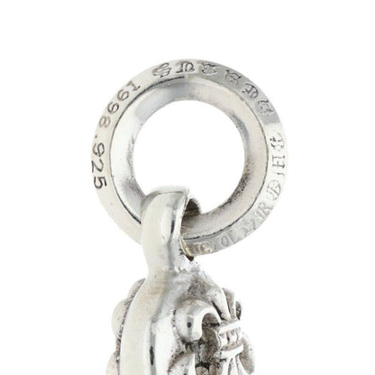 Chrome Hearts BS Fleur 1 Ball BS Charm Silver Necklace Top