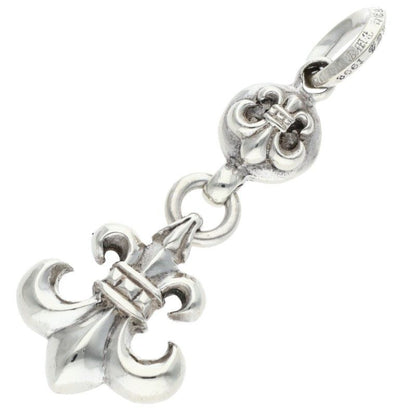 Chrome Hearts BS Fleur 1 Ball BS Charm Silver Necklace Top