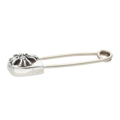 Chrome Hearts Safety Pin SM Small Pin 1 Diamond Silver Necklace Top