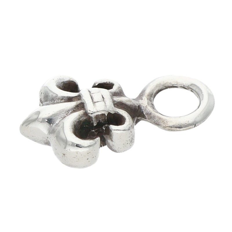 Chrome Hearts B Stack BS Fluer BS Charm Silver Necklace Top