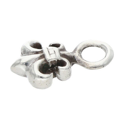 Chrome Hearts B Stack BS Fluer BS Charm Silver Necklace Top