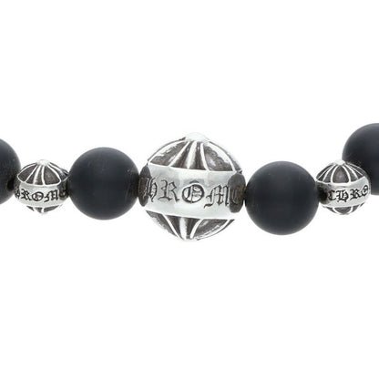 Chrome Hearts 8 mm Bead Bracelet MM Black