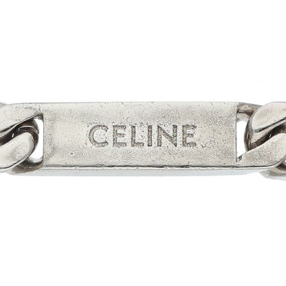 Celine Rhodium Finish Gourmet Chain Bracelet M3